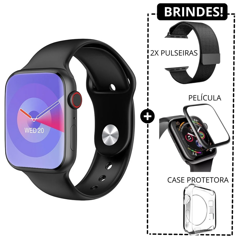 SMARTWATCH W99 PLUS + BRINDES